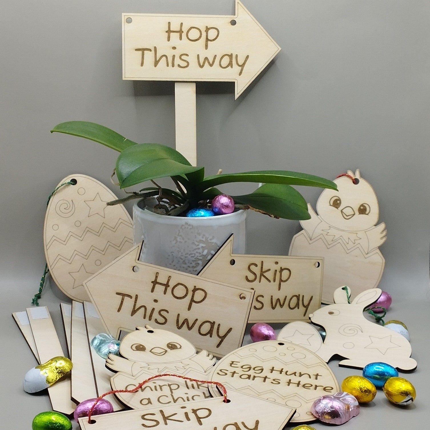 Wooden Easter Egg Hunt Bumper Pack
