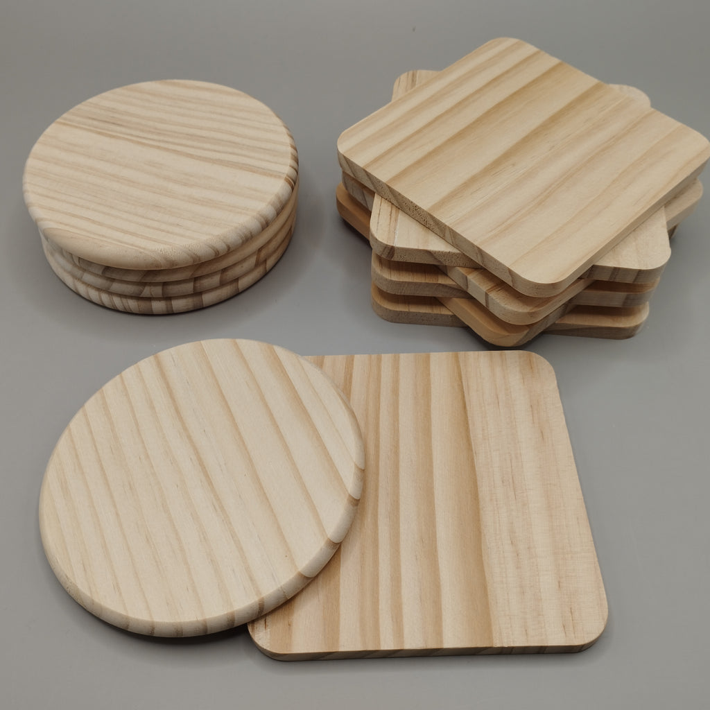 Personalised Wooden Coaster - Buy 3 get 1 FREE