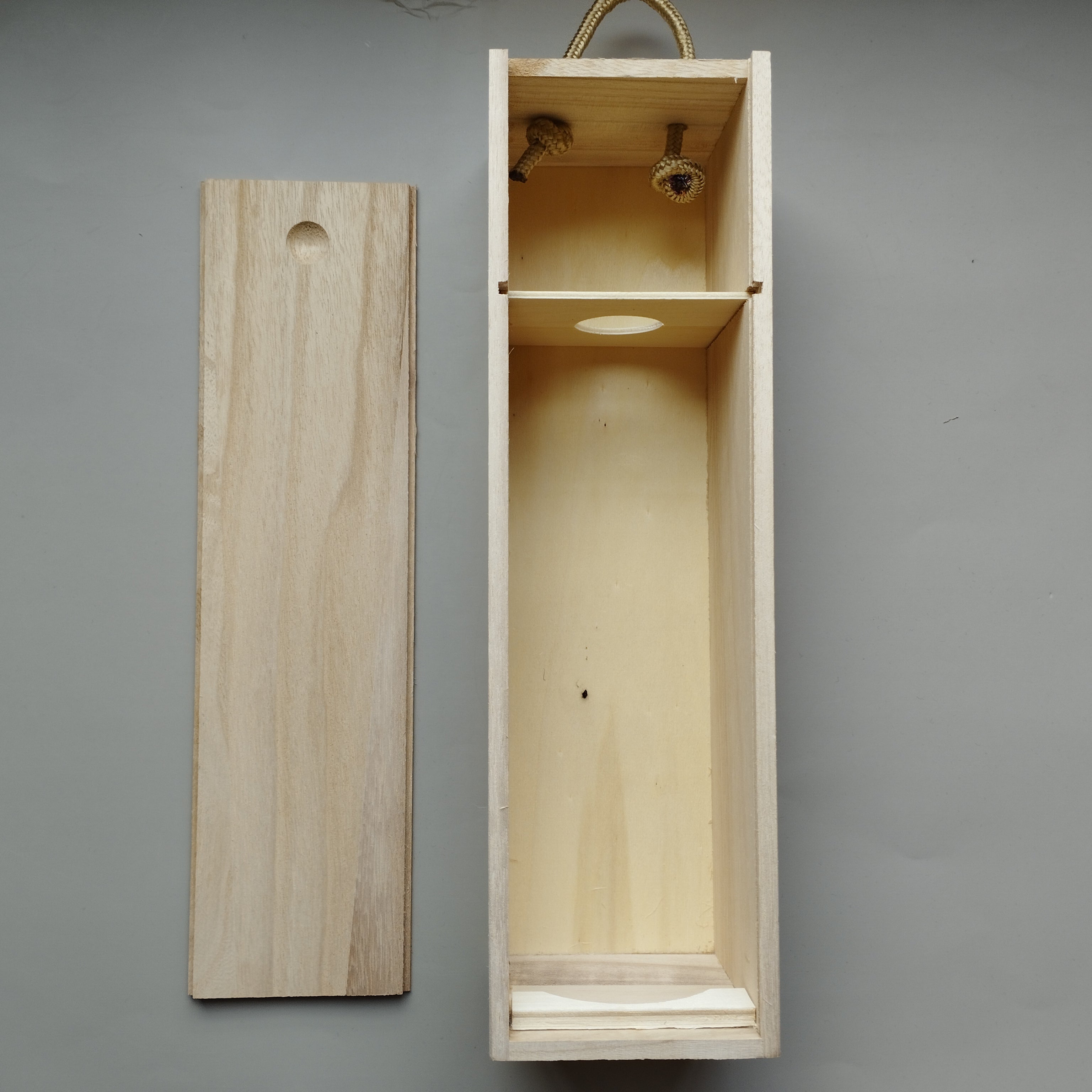 Personalised Wooden Bottle Box