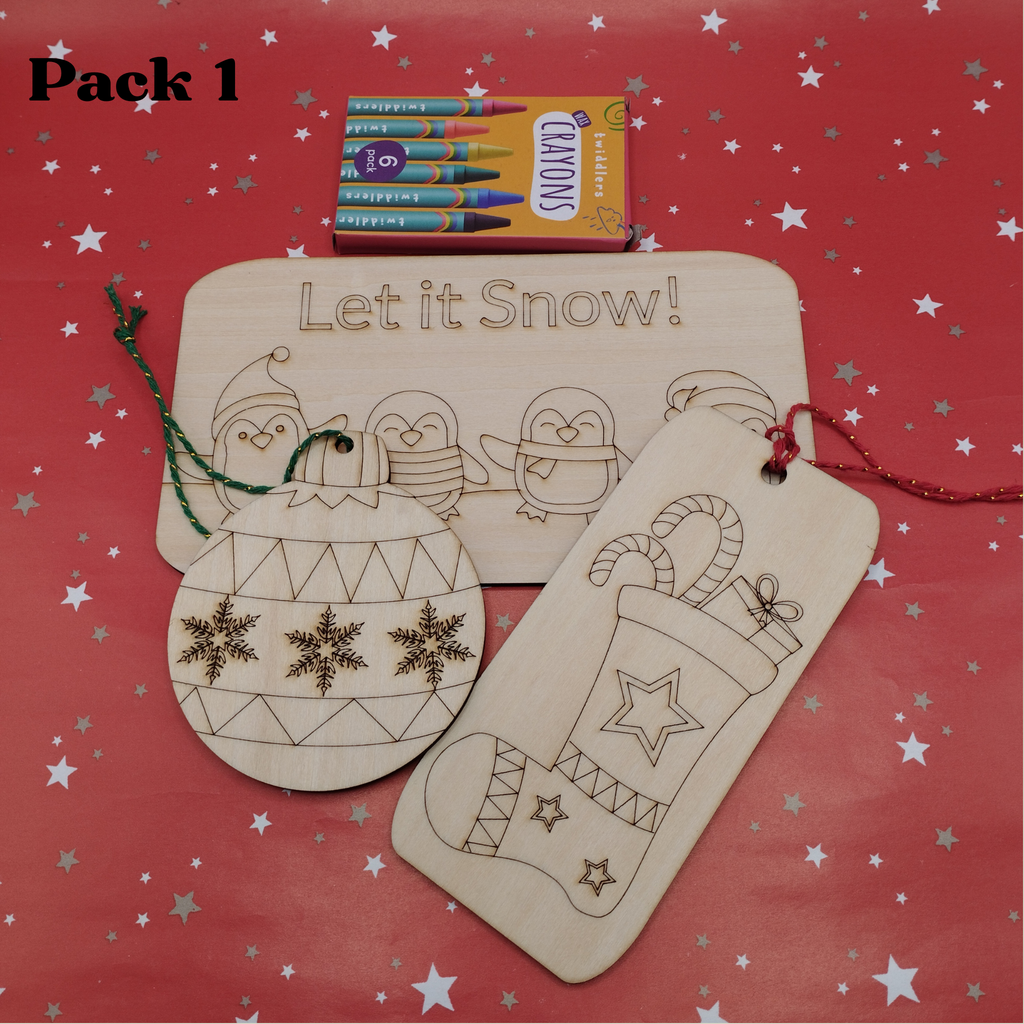 Christmas Colouring Activity Packs