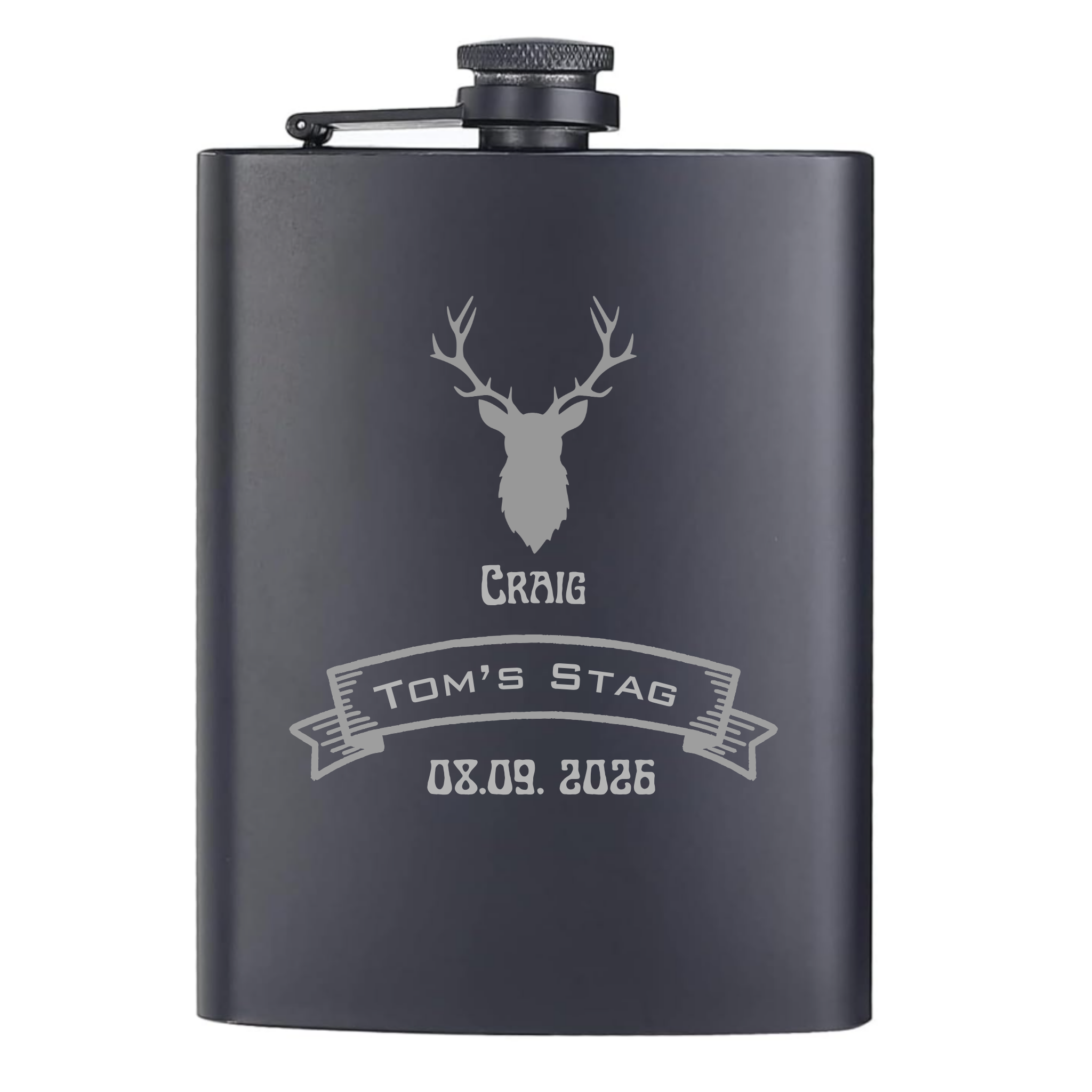 Personalised Hip Flasks - Wedding Gifts
