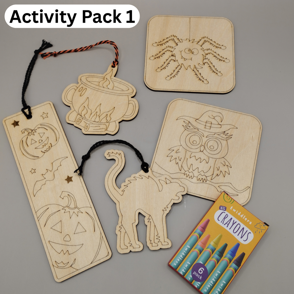 Halloween Colouring in Activity Packs