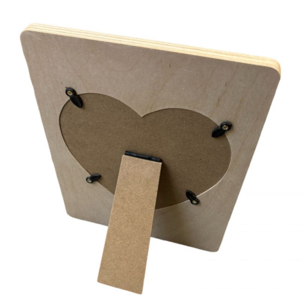 Personalised Love heart Frame - New Baby