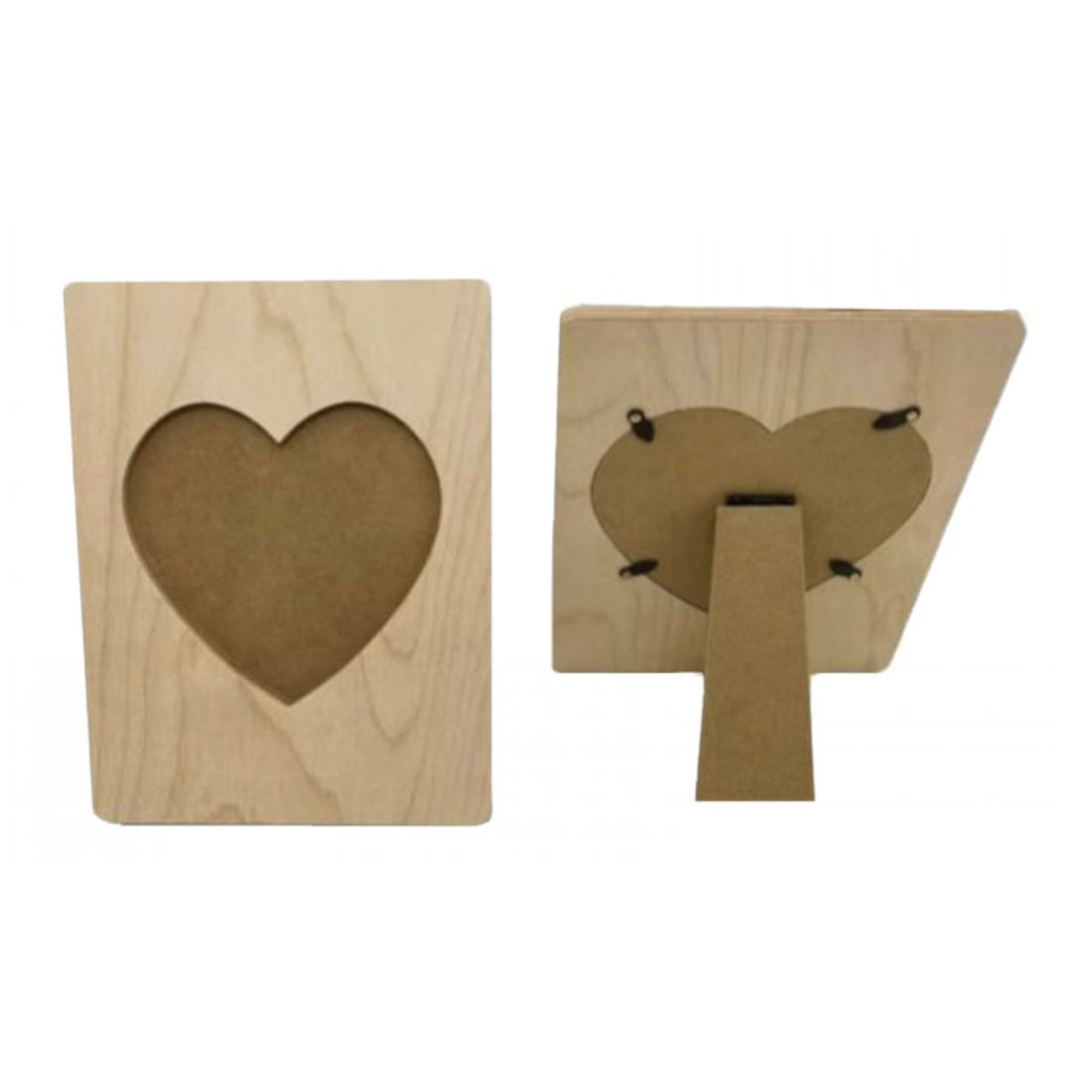 Personalised Love heart Frame - New Baby