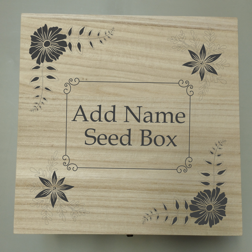 Personalised Laser Engraved Seed Box