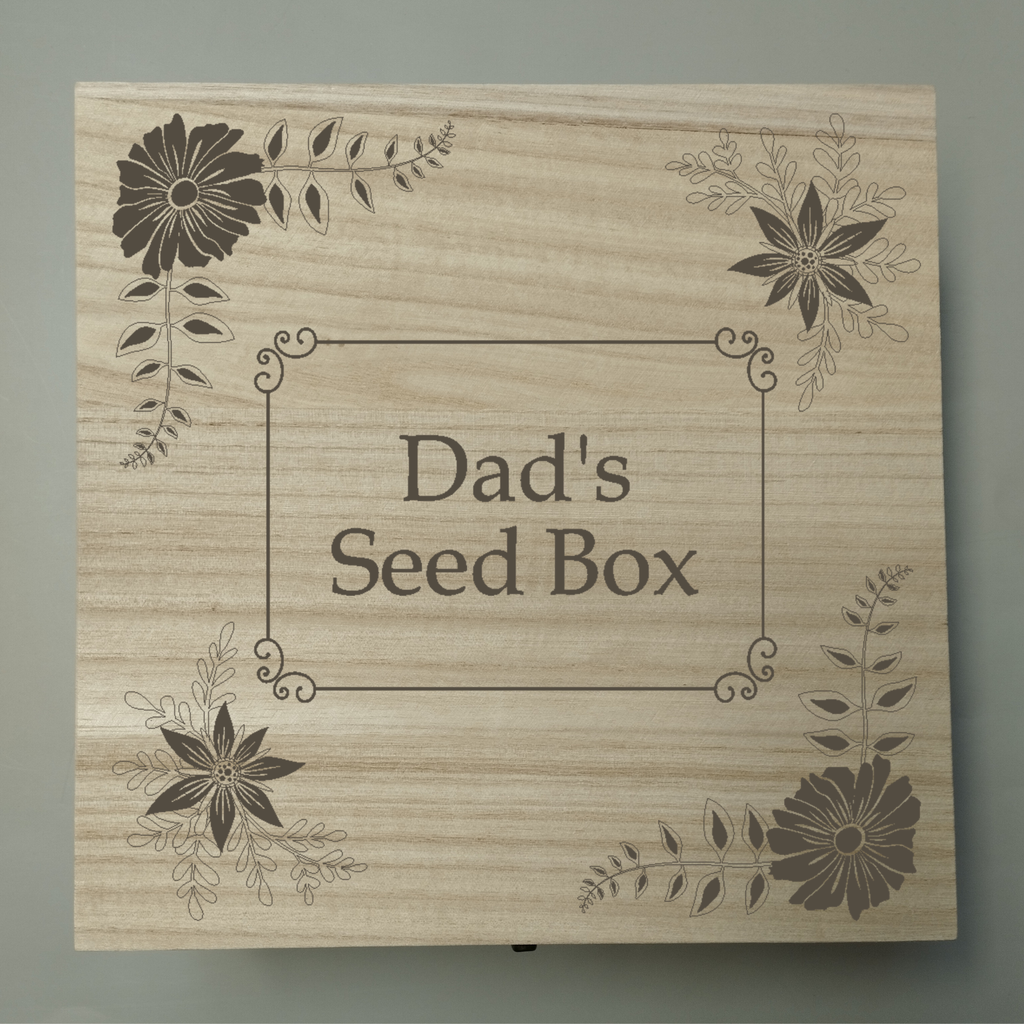Personalised Laser Engraved Seed Box