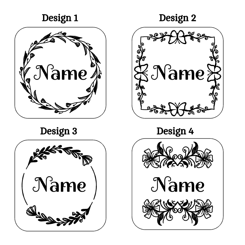 Personalised Wedding / Celebration Place Name Coasters -  Slate