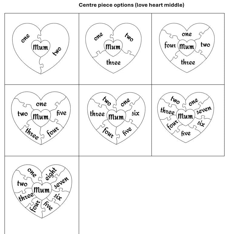 Personalised Jigsaw Frame - Style 4