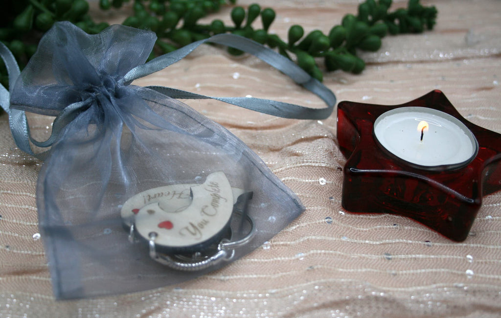 Personalised Engraved Wooden Jigsaw Heart Keyrings