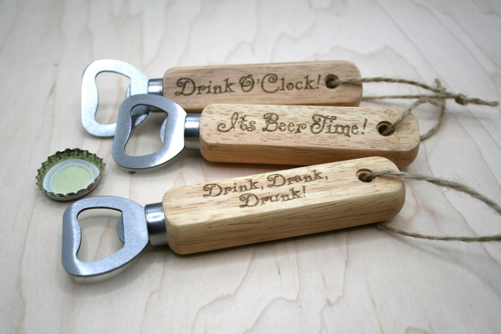 Personalised Wooden Bottle Opener