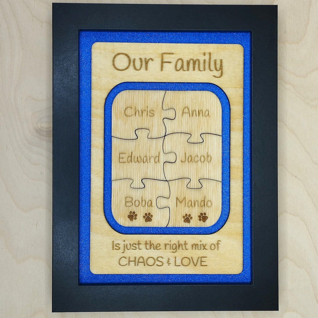 Personalised Jigsaw Frame - Style 2