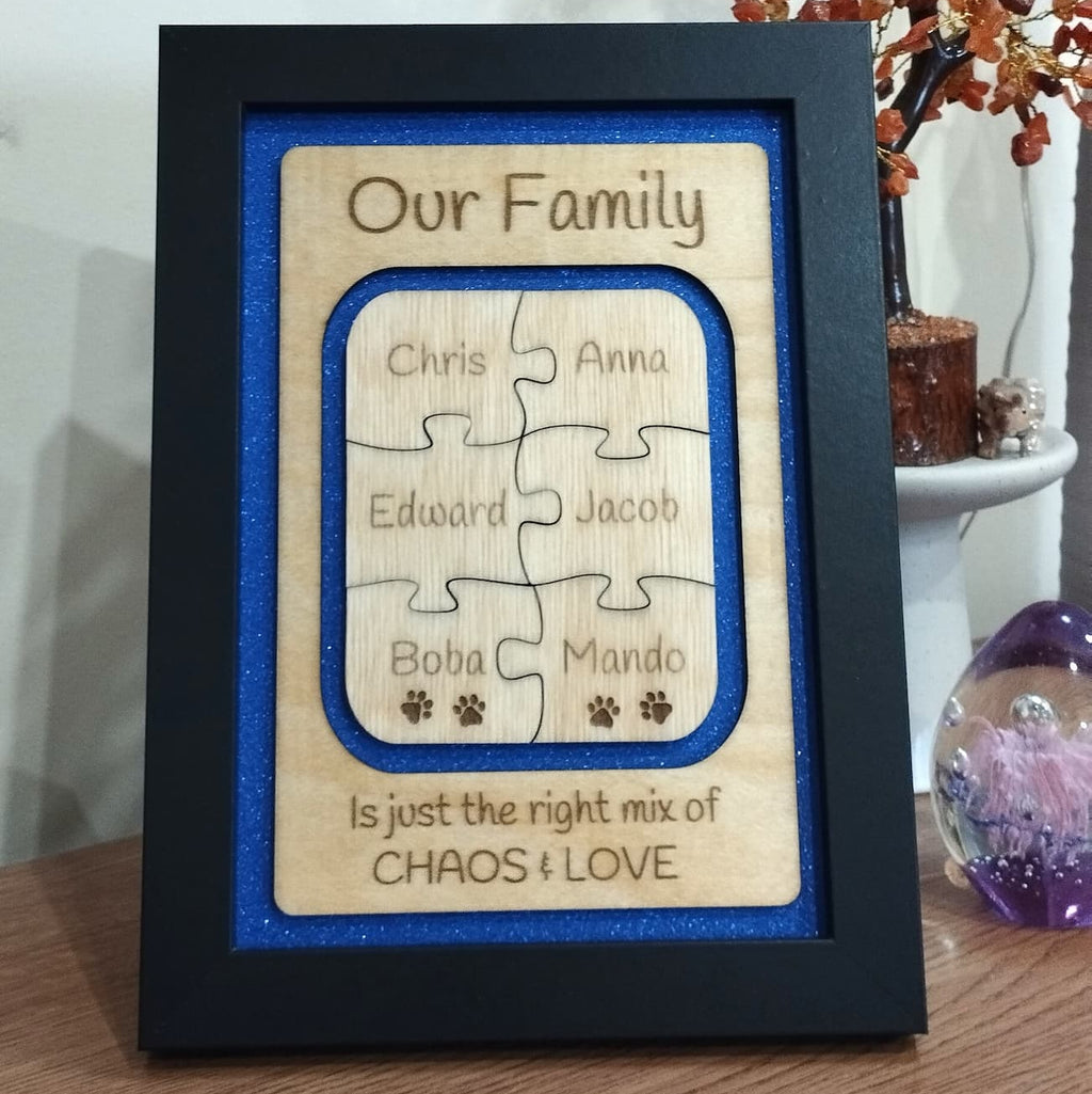 Personalised Jigsaw Frame - Style 2