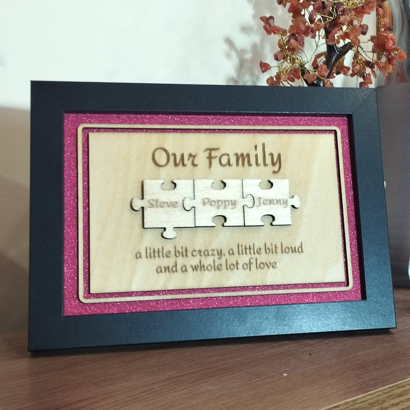 Personalised Jigsaw Frame - Style 1
