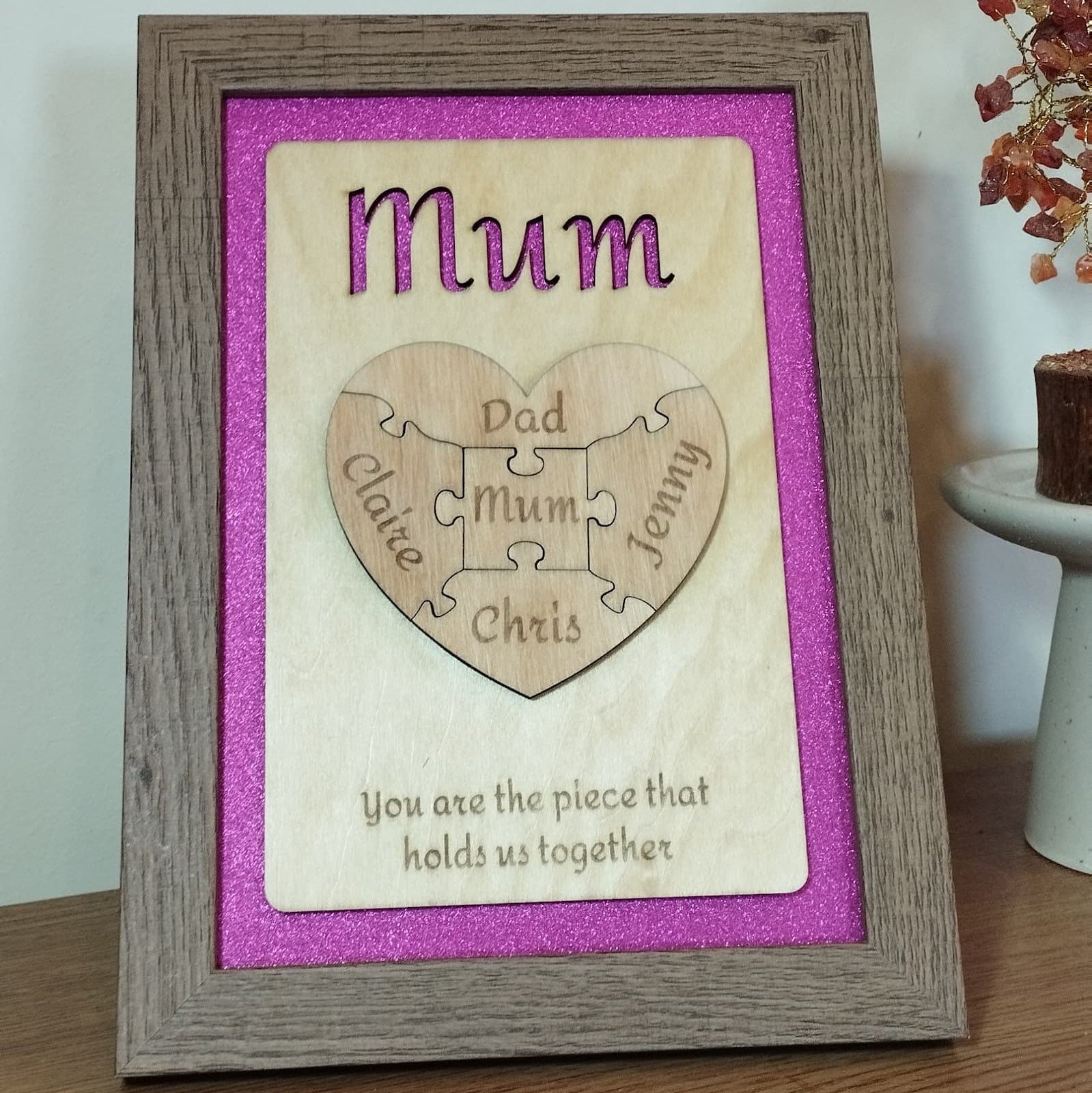 Personalised Jigsaw Frame - Style 4