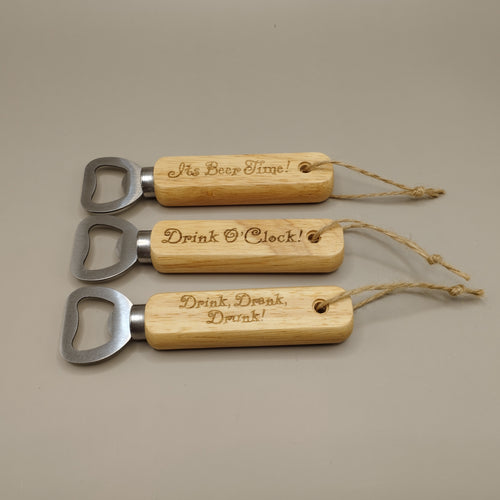 Novelty Wooden Bottle Opener