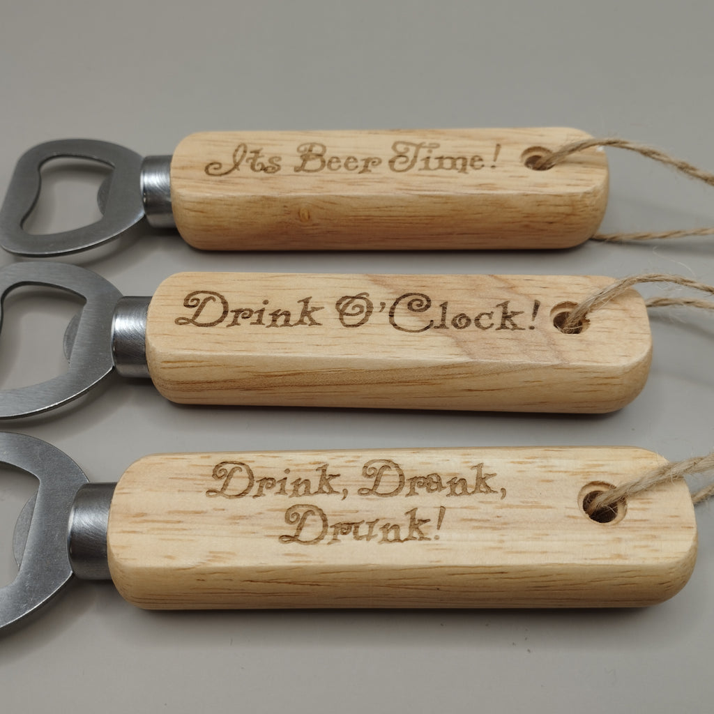 Novelty Wooden Bottle Opener