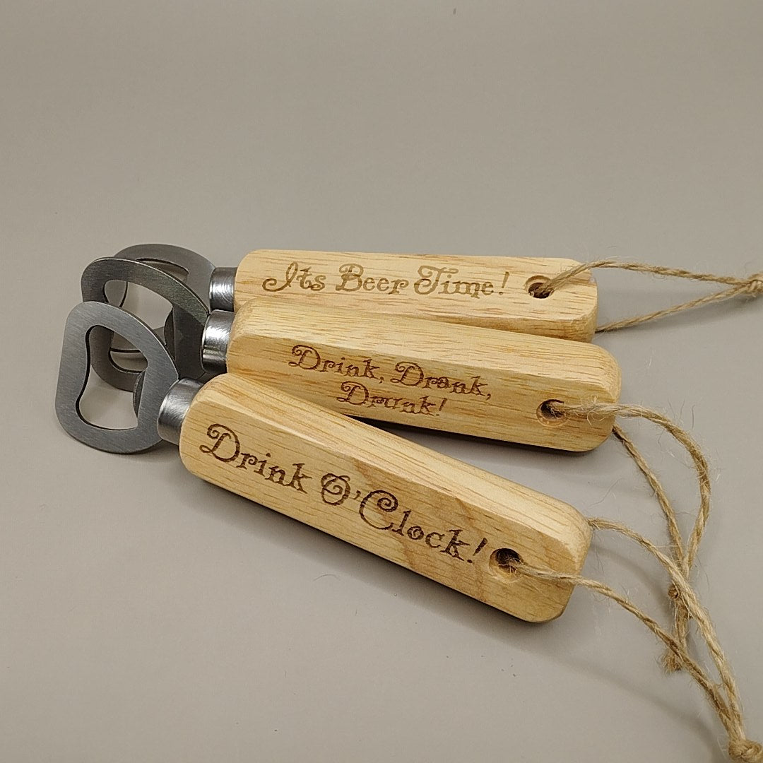 Novelty Wooden Bottle Opener