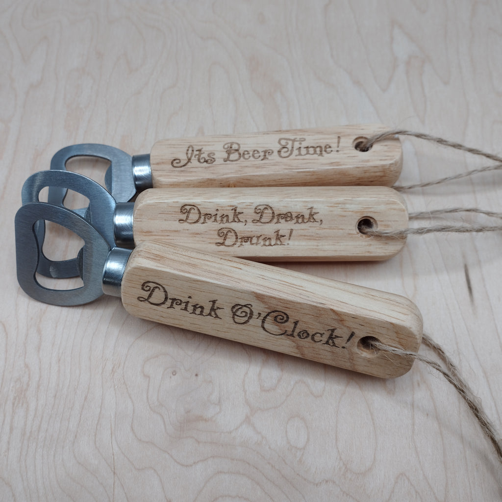 Novelty Wooden Bottle Opener