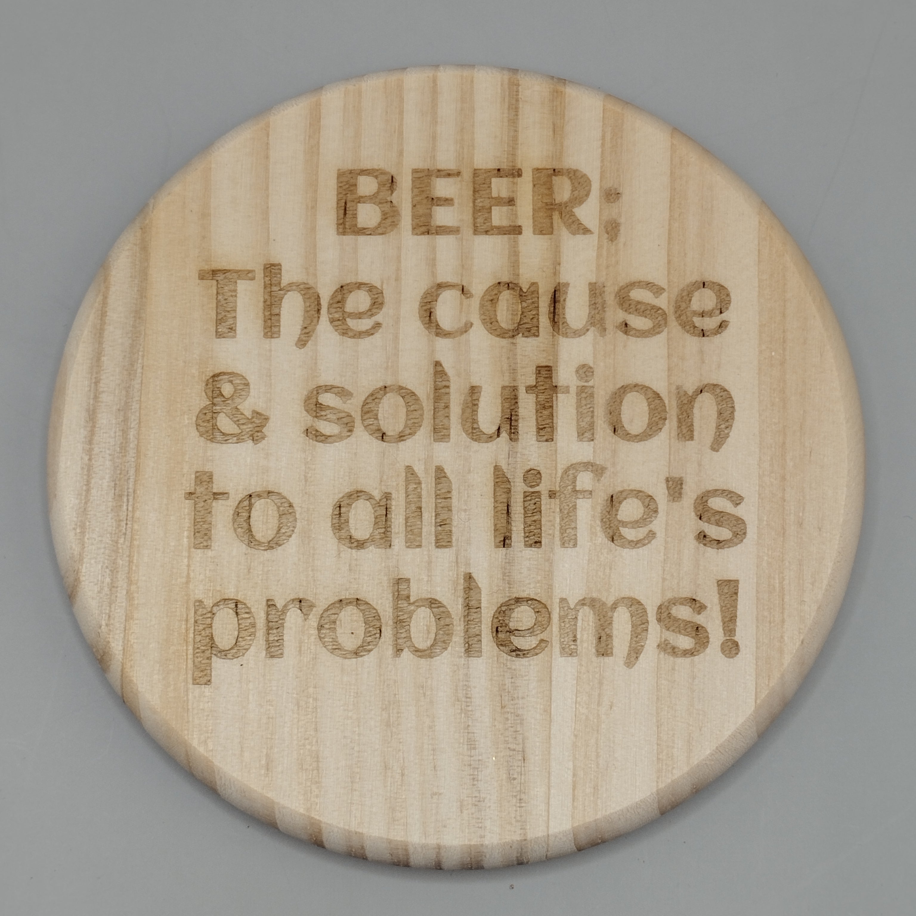 Novelty Wooden Coasters - Buy 3 get 1 FREE