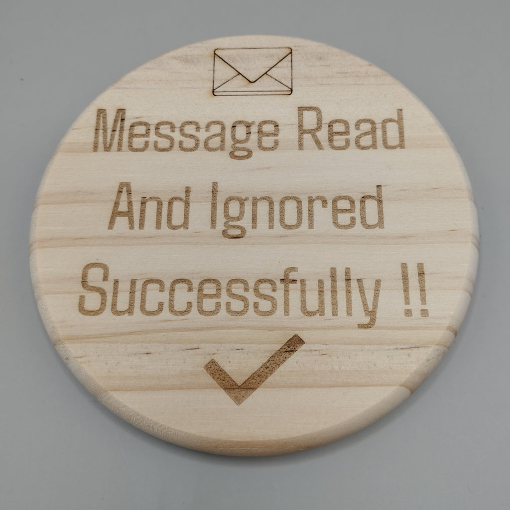 Novelty Wooden Coasters - Buy 3 get 1 FREE