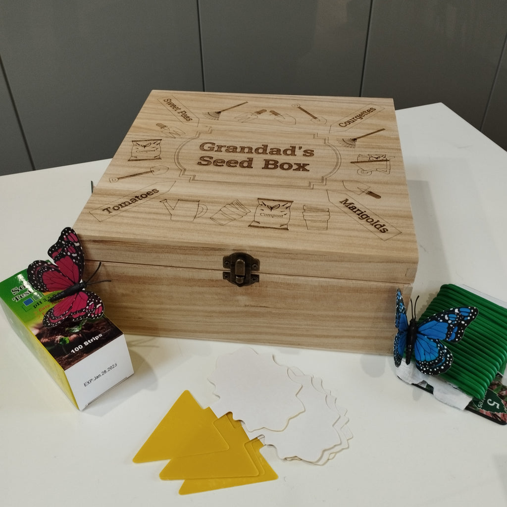 Personalised Laser Engraved Seed Box