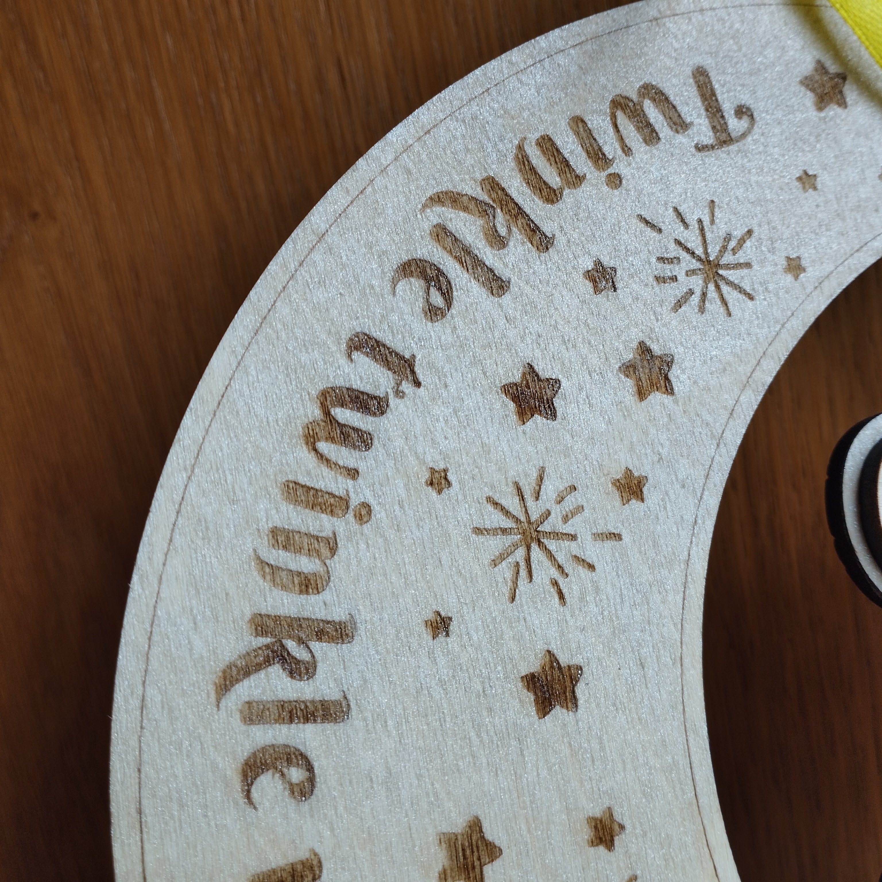 Personalised Moon Wall Hanging Nursery Gift