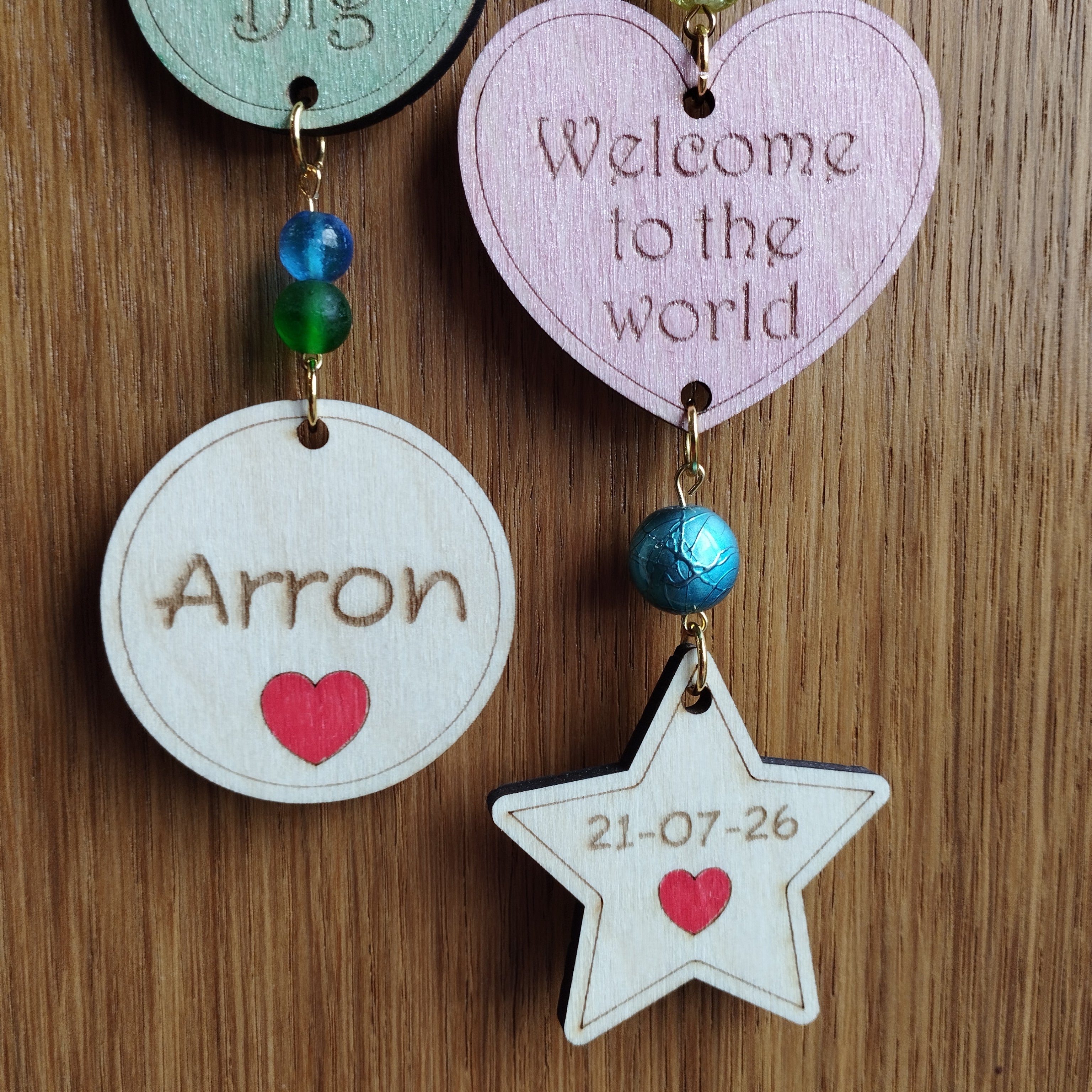 Personalised Moon Wall Hanging Nursery Gift