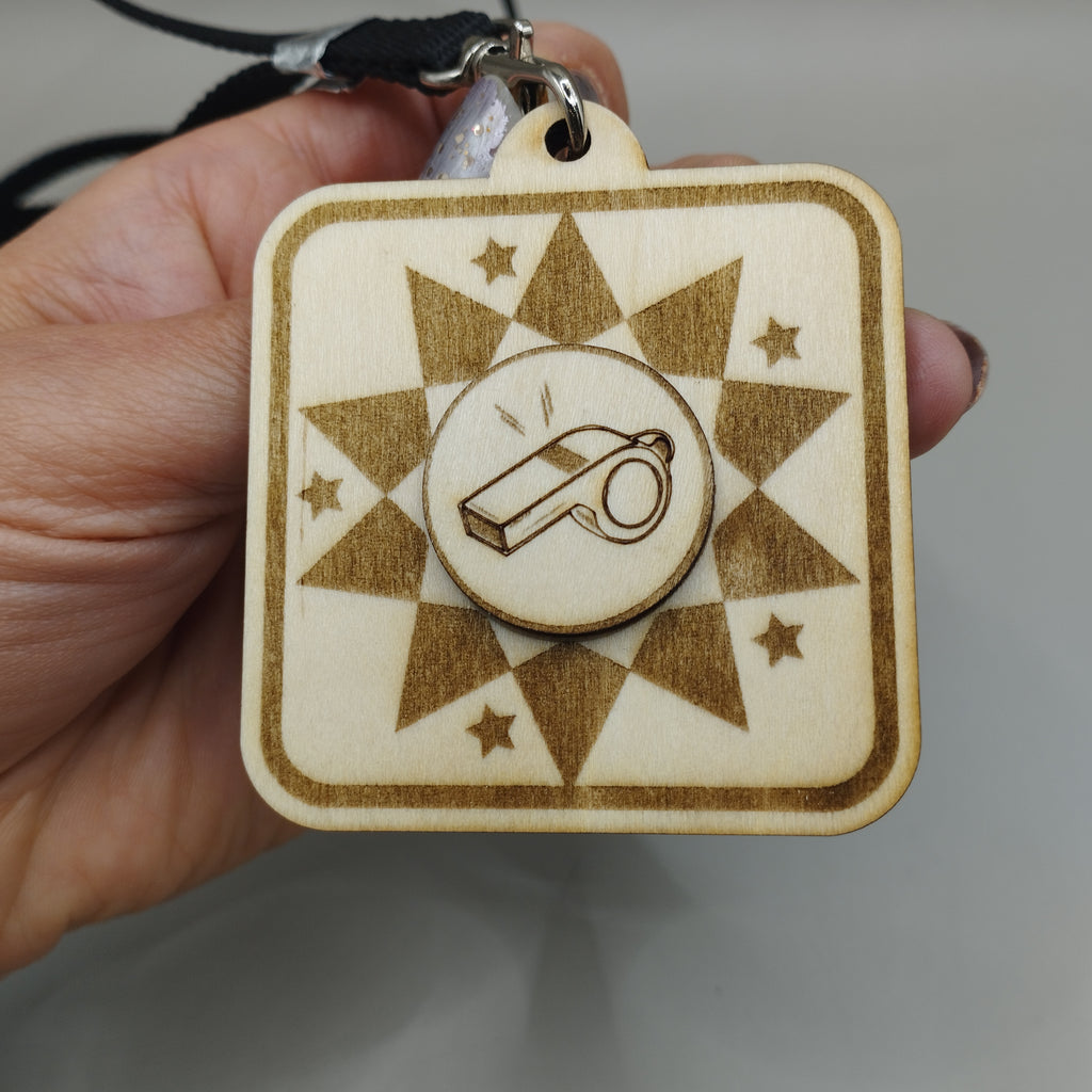 Personalised Wooden Football and Rugby Medals