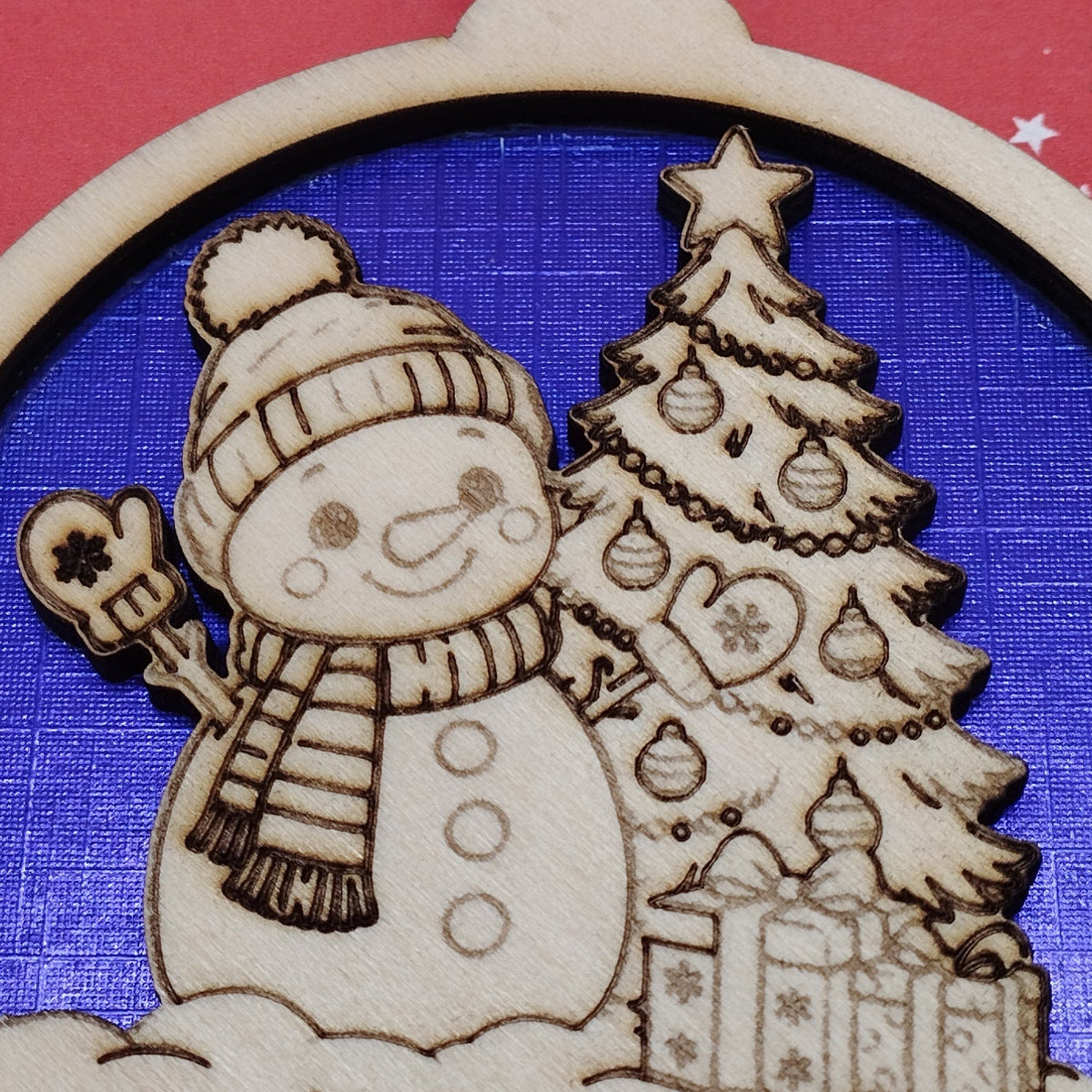 Personalised Christmas Bauble, Tree Decorations, Style 2
