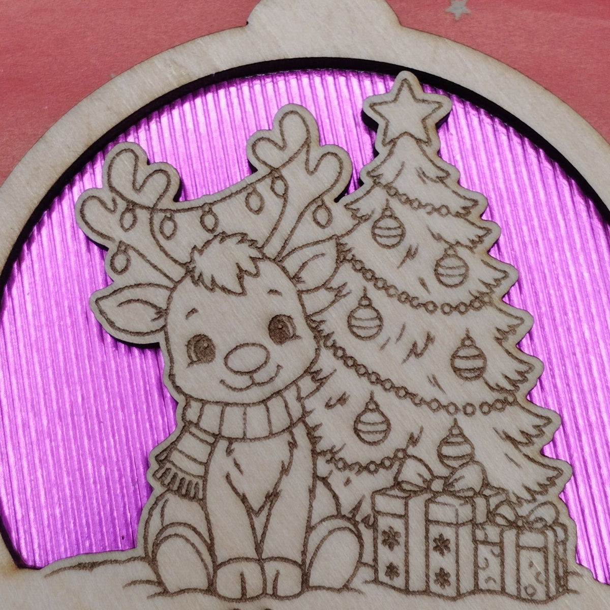 Personalised Christmas Bauble, Tree Decorations, Style 2