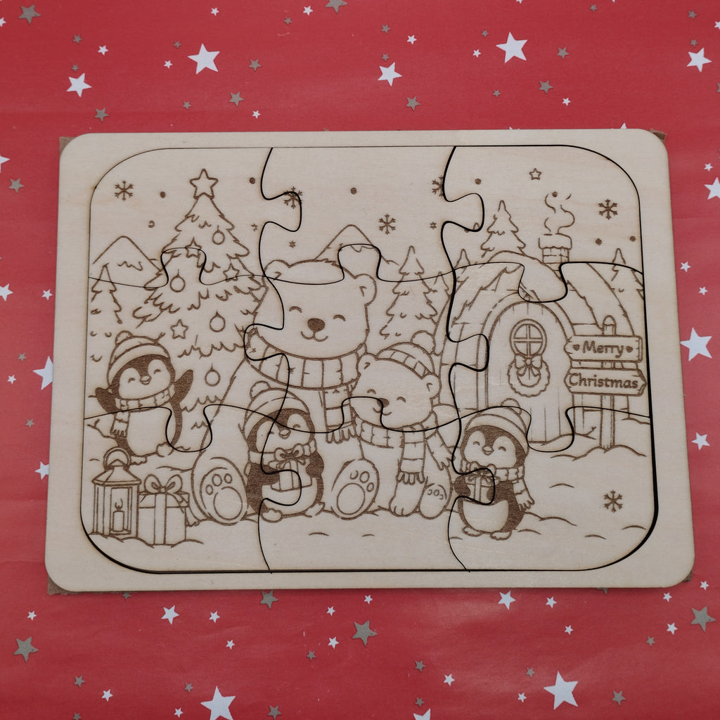 Christmas colour in Jigsaw puzzles
