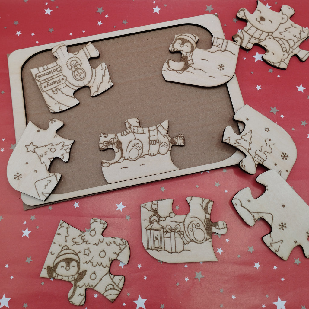 Christmas colour in Jigsaw puzzles