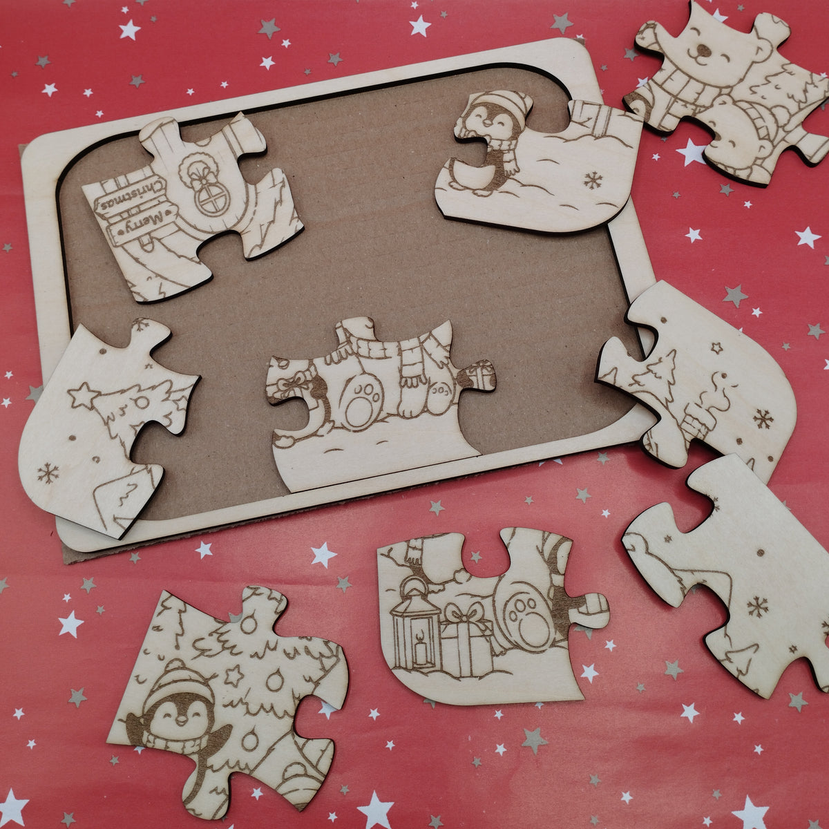 Christmas colour in Jigsaw puzzles