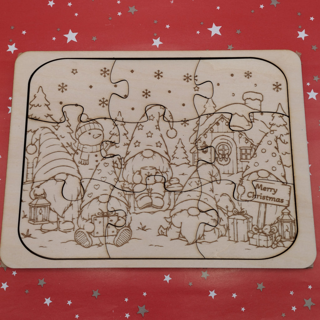 Christmas colour in Jigsaw puzzles
