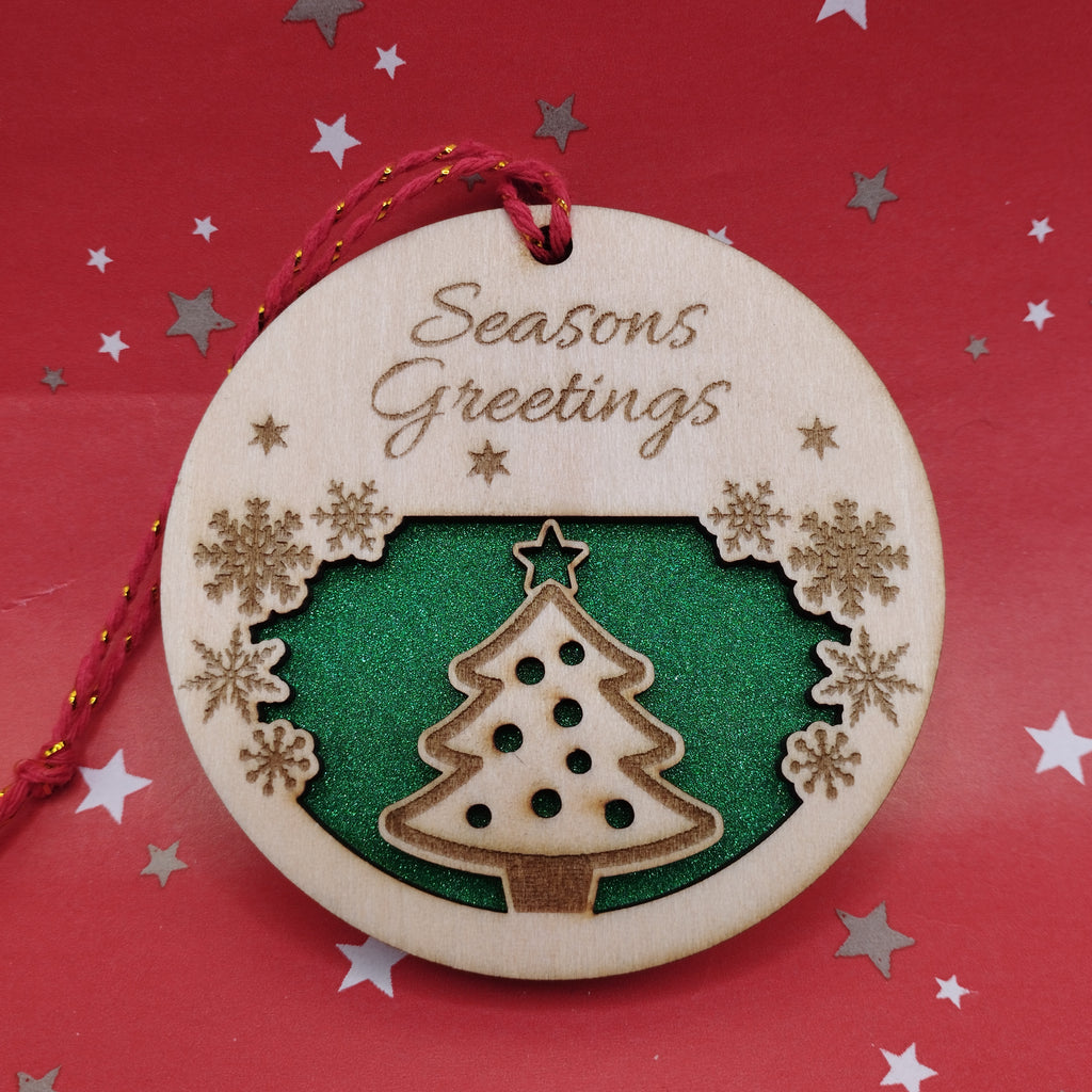 Christmas Bauble, Tree Decorations, Style 1