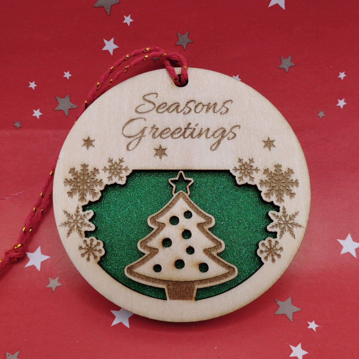 Christmas Bauble, Tree Decorations, Style 1