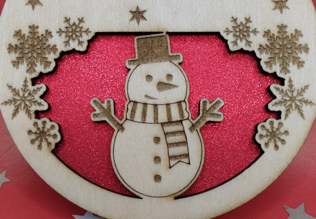 Personalised Christmas Bauble, Tree Decorations, Style 1
