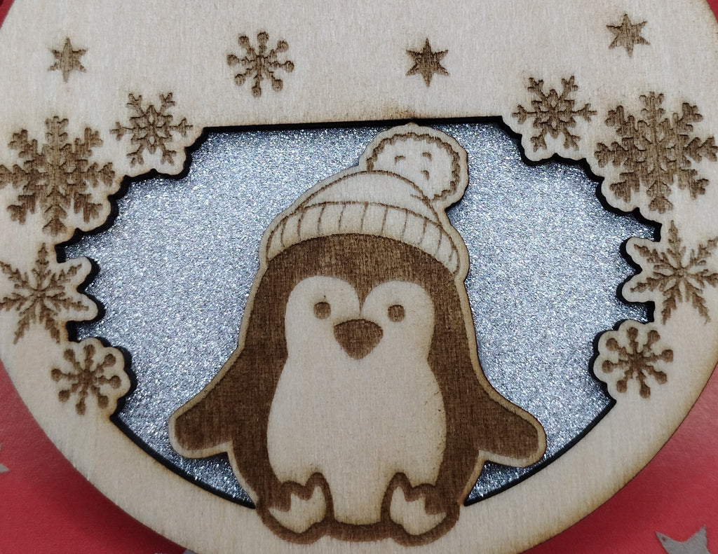 Personalised Christmas Bauble, Tree Decorations, Style 1