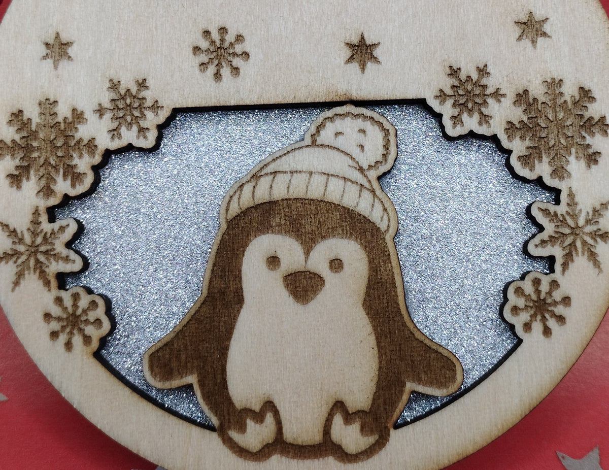 Personalised Christmas Bauble, Tree Decorations, Style 1