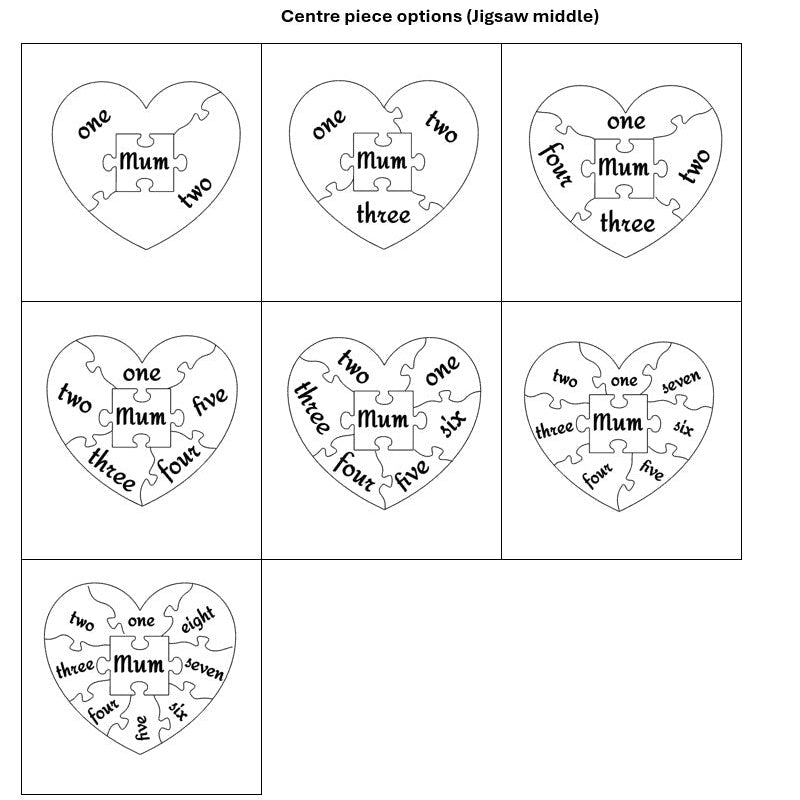 Personalised Jigsaw Frame - Style 4