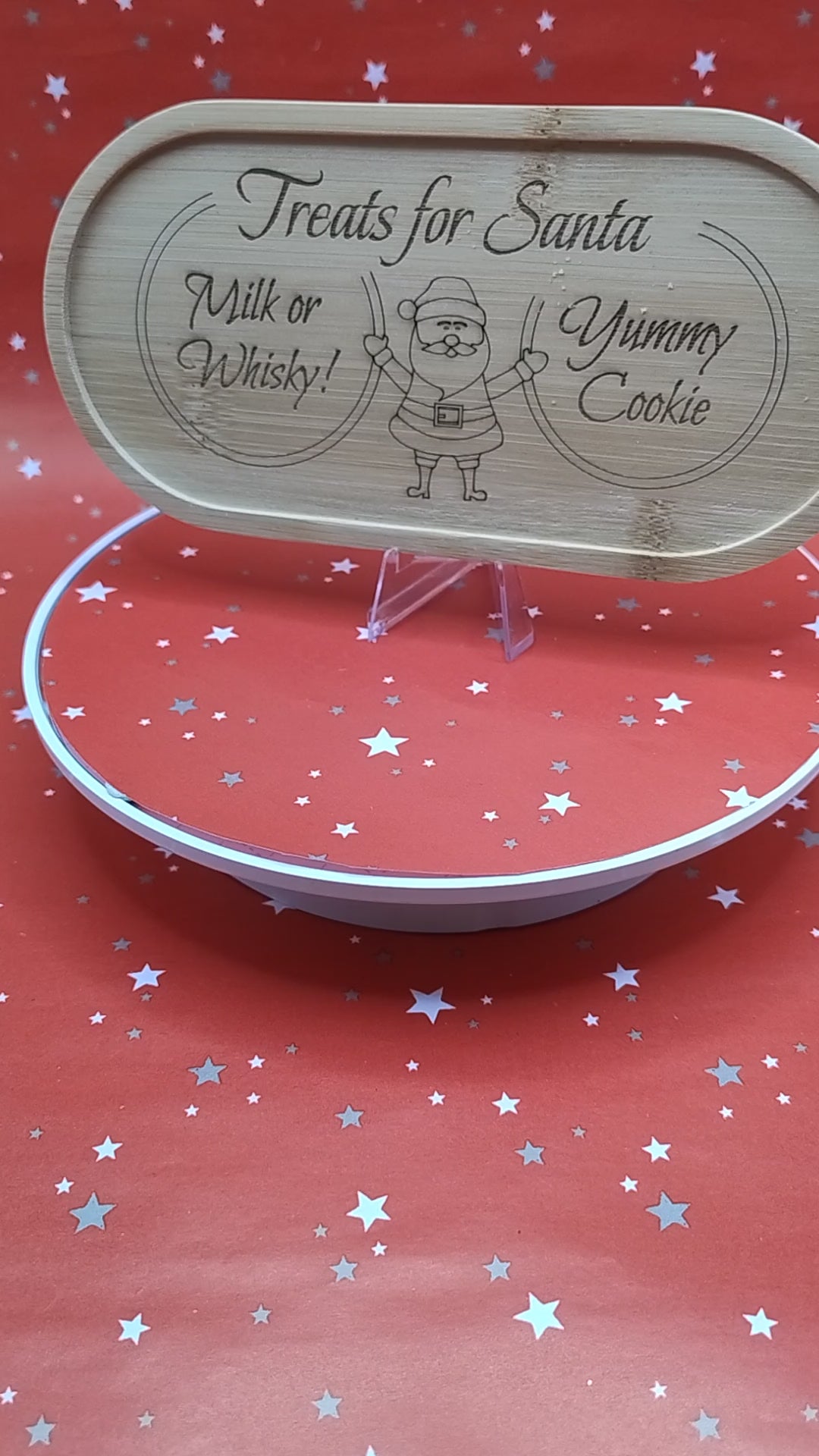 Christmas Eve Plate, Treats for Santa